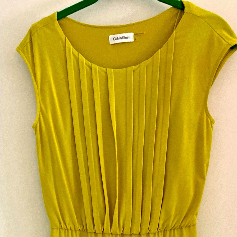 Calvin Klein Pleated Dress